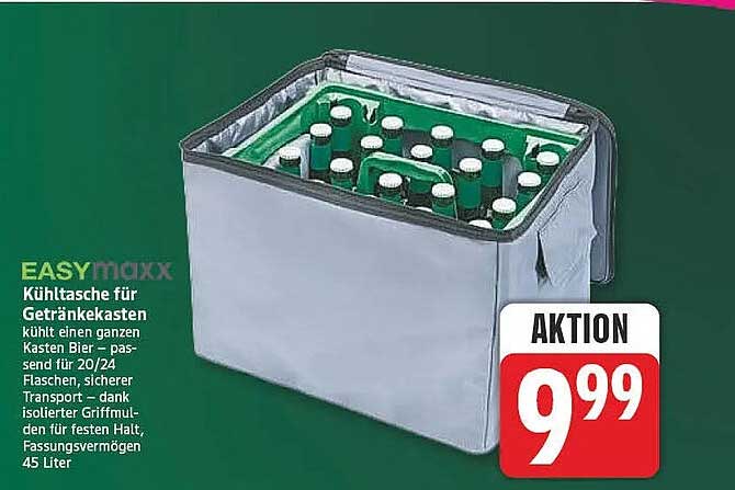EASYmaxx Kühltasche für Getränkekasten
