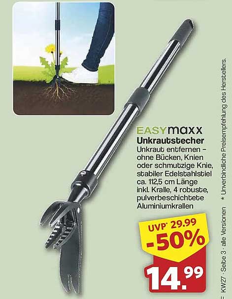 EASYmaxx Unkrautstecher