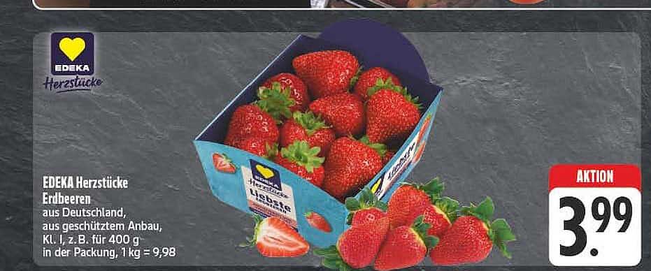 EDEKA Herzstücke Erdbeeren