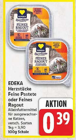 EDEKA Herzstücke Feines Ragout / Feine Pastete