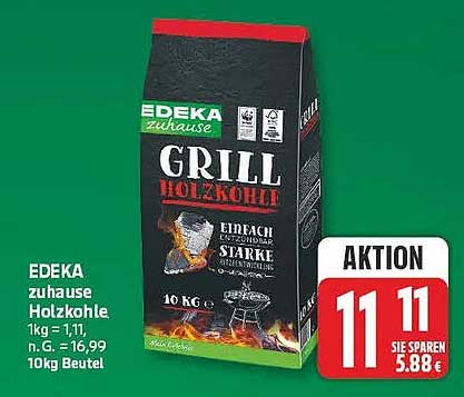 EDEKA zuhause Holzkohle
