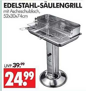 EDELSTAHL-SÄULENGRILL