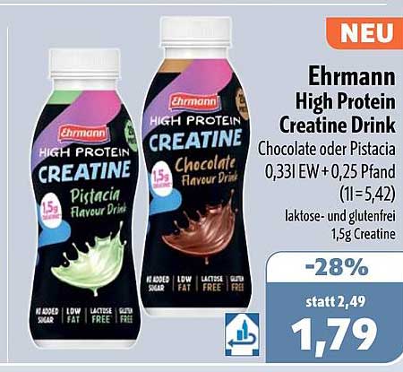 Ehrmann High Protein Creatine Drink