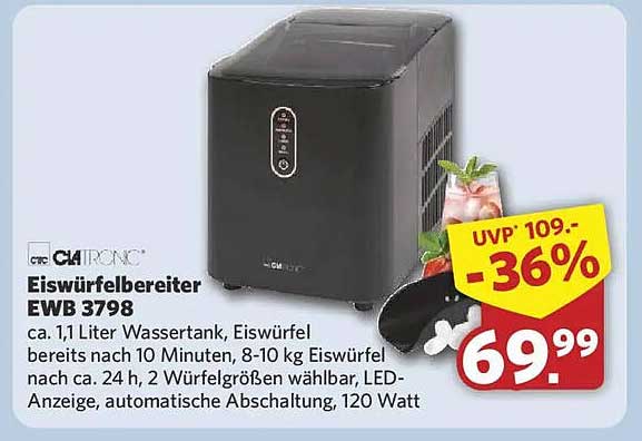 Eiswürfelbereiter EWB 3798