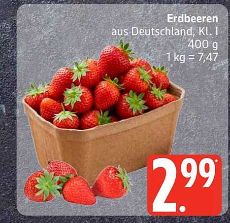 Erdbeeren aus Deutschland, Kl. I