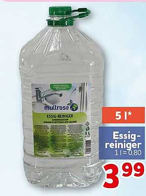 Essig-reiniger 1 l = 0,80