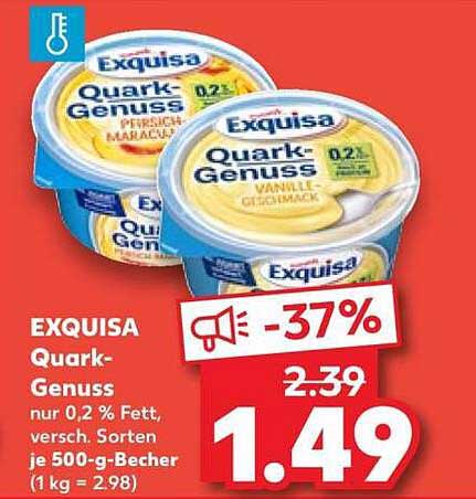 EXQUISA Quark-Genuss