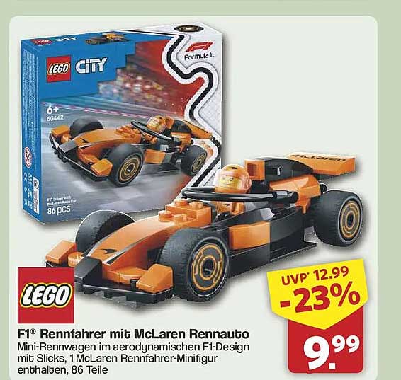 F1® Rennfahrer mit McLaren Rennauto