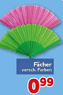 Fächer versch. Farben