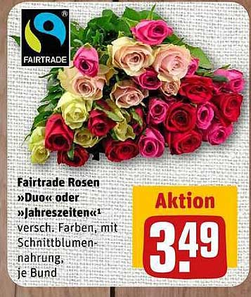 Fairtrade Rosen »Duo« oder »Jahreszeiten«