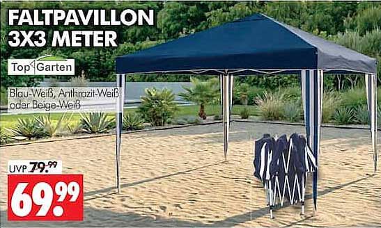 FALT PAVILLON 3X3 METER