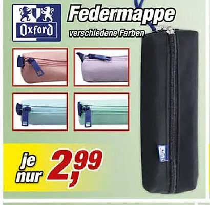 Federmappe verschiedene Farben