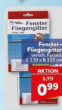 Fenster-Fliegengitter, versch. Farben, L 130 x B 150 cm