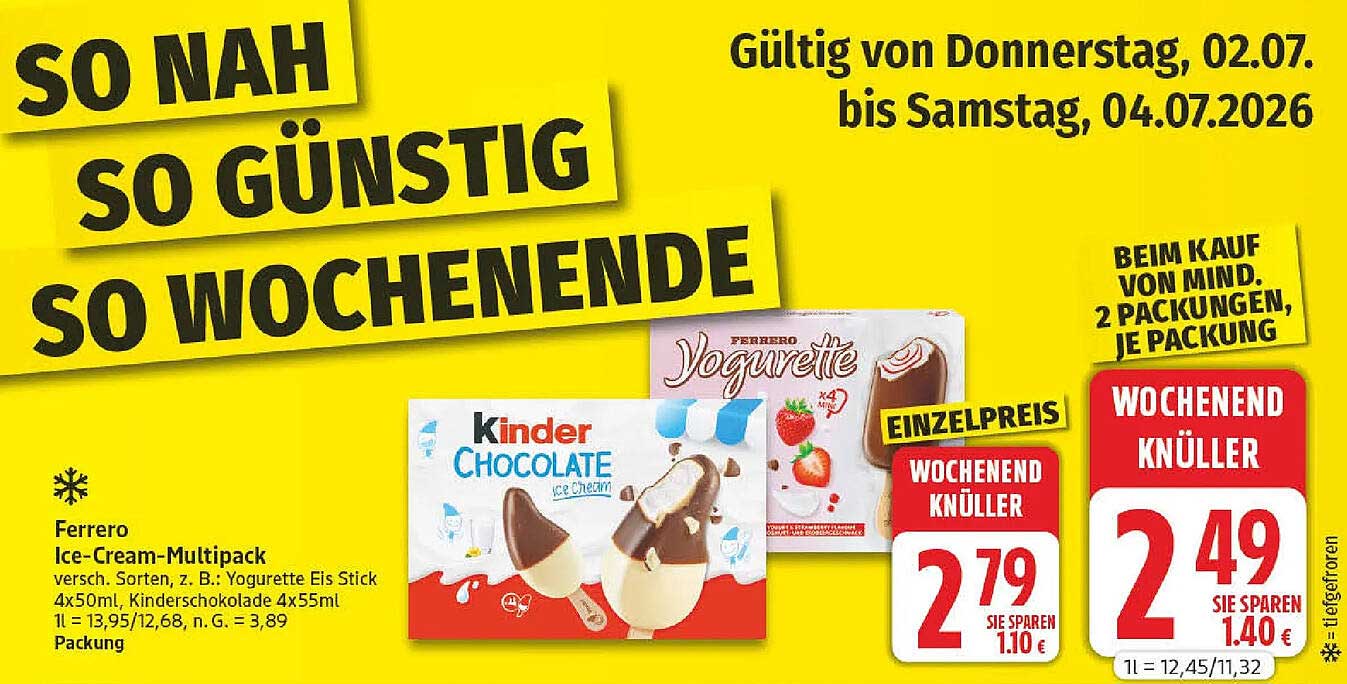 Ferrero Ice-Cream-Multipack