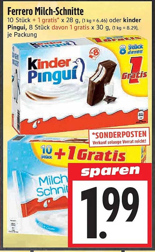 Ferrero Milch-Schnitte