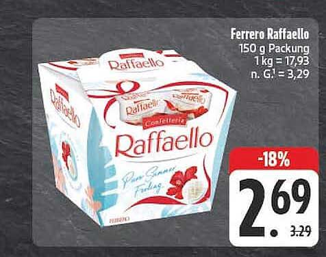 Ferrero Raffaello 150 g Packung