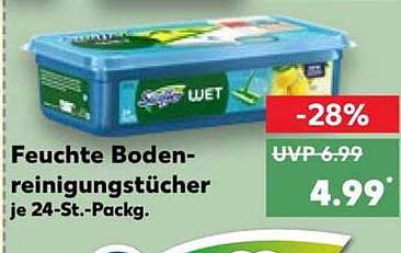 Feuchte Boden-reinigungstücher je 24-St.-Packg.