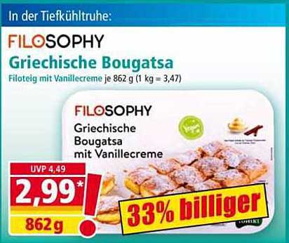 FILOSOPHY Griechische Bougatsa mit Vanillecreme