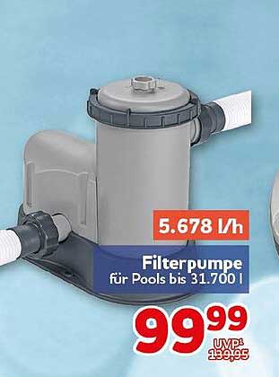 Filterpumpe für Pools bis 31.700 l