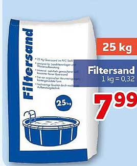 Filtersand 25 kg