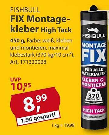 FISHBULL FIX Montagekleber High Tack