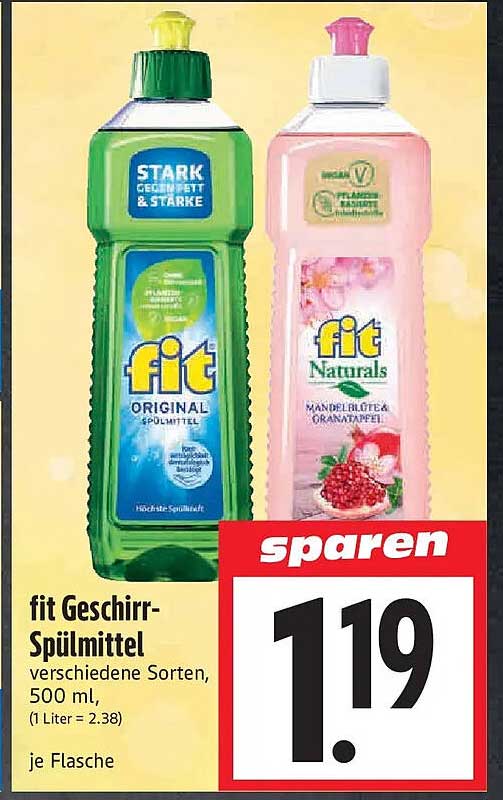 fit Geschirr-Spülmittel