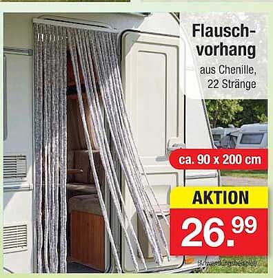 Flausch-vorhang aus Chenille, 22 Stränge