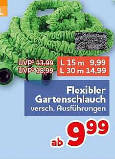 Flexibler Gartenschlauch versch. Ausführungen