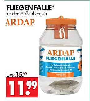 FLIEGENFALLE* für den Außenbereich ARDAP