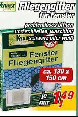 Fliegengitter für Fenster