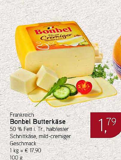Frankreich Bonbel Butterkäse