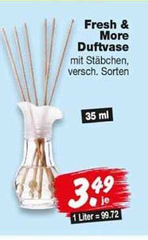 Fresh & More Duftvase mit Stäbchen, versch. Sorten
