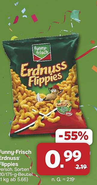 Funny-Frisch Erdnuss Flippies