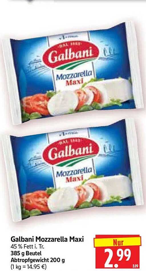 Galbani Mozzarella Maxi