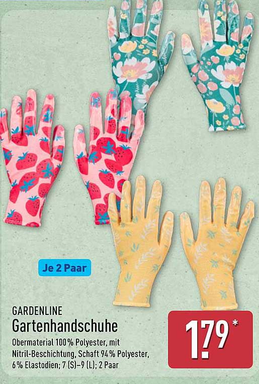 GARDENLINE Gartenhandschuhe