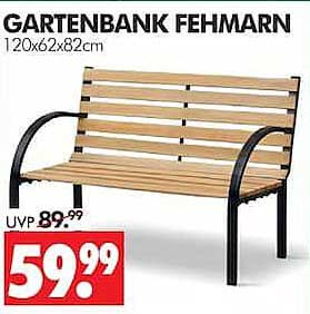 GARTENBANK FEHMARN 120x62x82cm