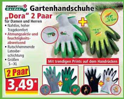 Gartenhandschuhe „Dora“ 2 Paar