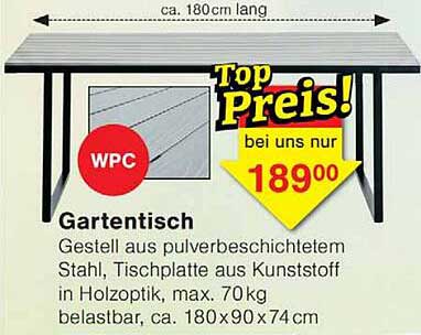 Gartentisch