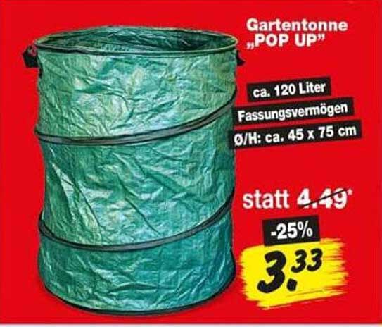 Gartentonne „POP UP“