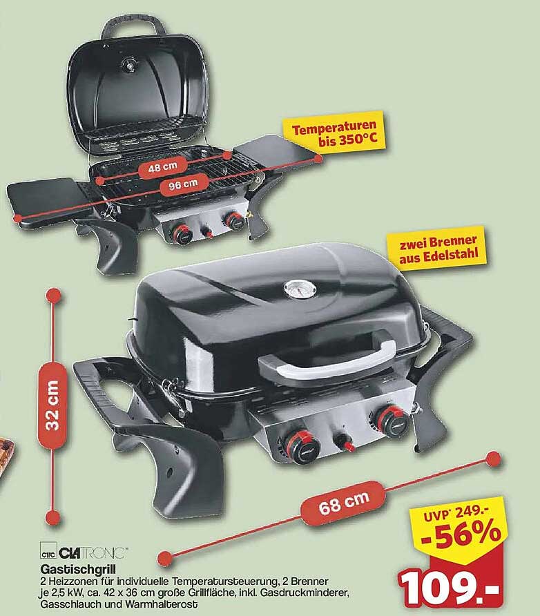 Gas-Tischgrill