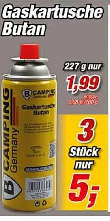 Gaskartusche Butan