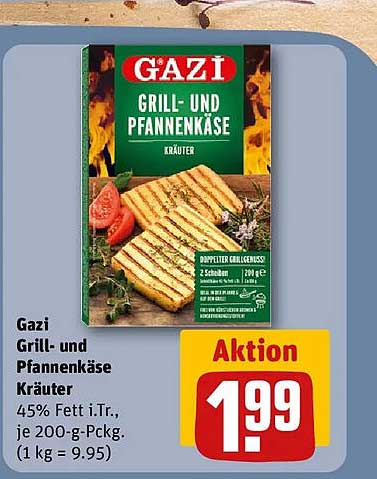 Gazi Grill- und Pfannenkäse Kräuter
