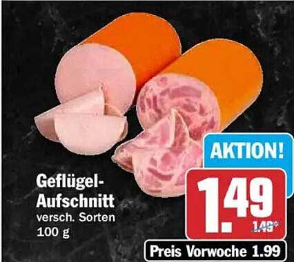 Geflügel-Aufschnitt