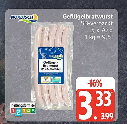 Geflügelbratwurst