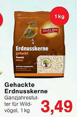 Gehackte Erdnusskerne