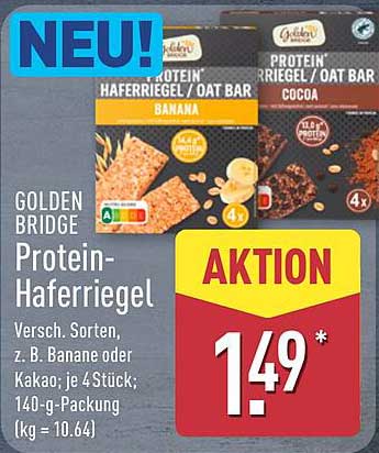 GOLDEN BRIDGE Protein-Haferriegel