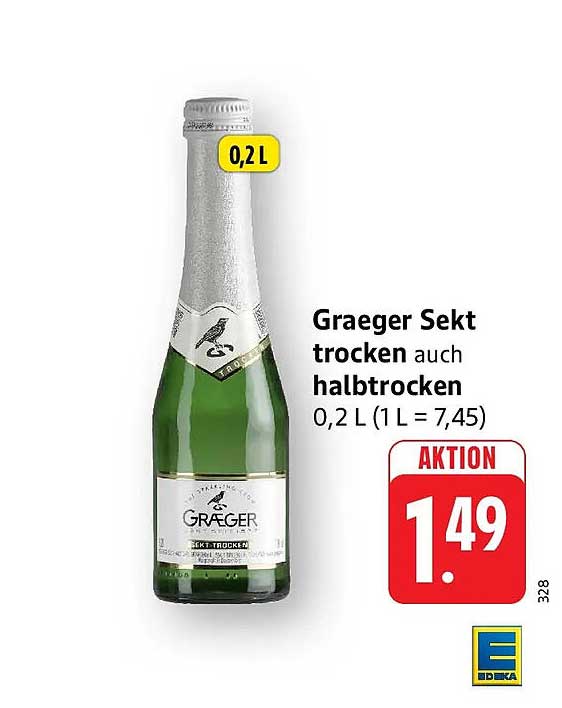 Graeger Sekt trocken auch halbtrocken