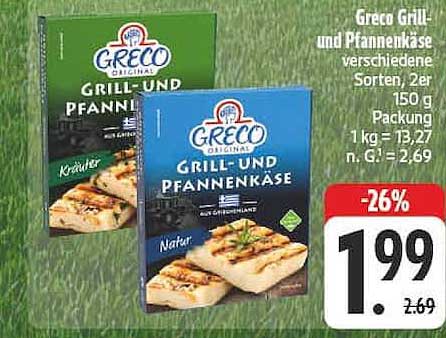 Greco Grill- und Pfannenkäse verschiedene Sorten, 2er 150 g