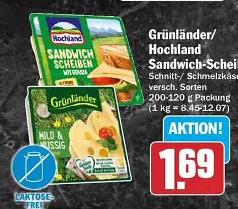 Grünländer/ Hochland Sandwich-Schei
