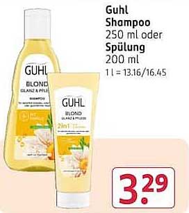 Guhl Shampoo 250 ml oder Spülung 200 ml